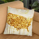 American Dream Iv Throw Pillow By Color Bakery