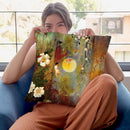 Whisper Forest Moon I Throw Pillow By Color Bakery