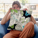 Aloft I Throw Pillow By Color Bakery
