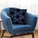 Electric Night Visions Throw Pillow By Cameron Gray - by all about vibe