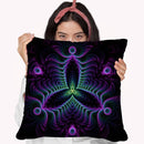 Lucidity Throw Pillow By Cameron Gray - by all about vibe
