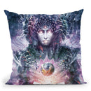 Ocean Atlas Throw Pillow By Cameron Gray - by all about vibe