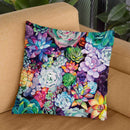Succulent Garden Small Throw Pillow By Christine Lindstrom