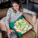 Succulent I Small Throw Pillow By Christine Lindstrom