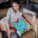 Let What You Love Throw Pillow By Christine Lindstrom
