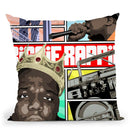 Biggie Rappin Throw Pillow By Christian Mielu