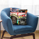 Biggie Rappin Throw Pillow By Christian Mielu