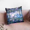 Monet-Waterlillies Throw Pillow By Claude Monet
