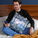Monet-Waterlillies Throw Pillow By Claude Monet
