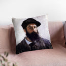 Self-Portrait With A Beret Throw Pillow By Claude Monet