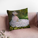 Springtime Throw Pillow By Claude Monet