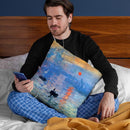 Sunrise Impression Throw Pillow By Claude Monet
