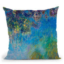 Wisteria Throw Pillow By Claude Monet