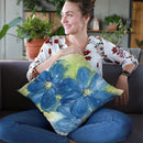 Starlight Clematis I Throw Pillow By Chris Paschke