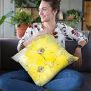 Sunshine Cosmos I Throw Pillow By Chris Paschke