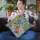 Confetti Throw Pillow By Danhui