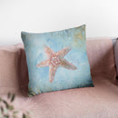 Treasures From The Sea Iv Watercolor Throw Pillow By Danhui
