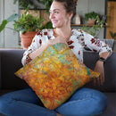 Bohemian Abstract Bright Crop Throw Pillow By Danhui