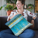 Abstract Stripes Throw Pillow By Danhui