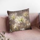 Spring Blossoms Neutral Iv Throw Pillow By Danhui