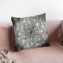 Mandala In Neutral Ii Throw Pillow By Danhui