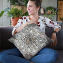 Mandala In Neutral Ii Throw Pillow By Danhui
