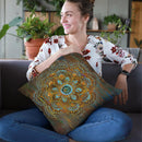 Bombay Bohemian Throw Pillow By Danhui