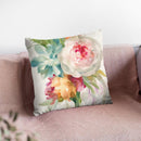 Garden Bouquet I Throw Pillow By Danhui