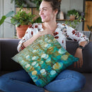 Rain Drops Throw Pillow By Danhui