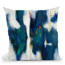 Blue Texture I Throw Pillow By Danhui