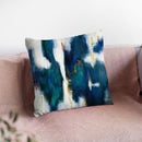 Blue Texture I Throw Pillow By Danhui