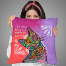 You Can Teach A Cat Throw Pillow By Dean Russo