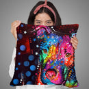 Young Bull Throw Pillow By Dean Russo