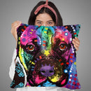 Young Bullmastiff Throw Pillow By Dean Russo