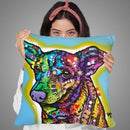 Squat Throw Pillow By Dean Russo