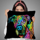 Indelible Dane Throw Pillow By Dean Russo