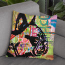 Indelible Frenchie Throw Pillow By Dean Russo
