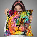 Keep The Wildlife Wild Throw Pillow By Dean Russo