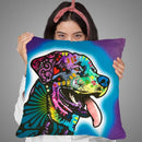 Spoiled Rottie Throw Pillow By Dean Russo