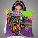 Indelible Jack Throw Pillow By Dean Russo