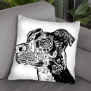 Bird Dog Scratch Throw Pillow By Dean Russo