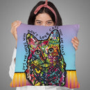 Crazylady Throw Pillow By Dean Russo