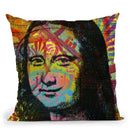 Mona'S Portrait Throw Pillow By Dean Russo