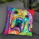 Starry Lab Throw Pillow By Dean Russo