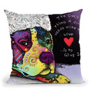 Affection Christmas Throw Pillow By Dean Russo