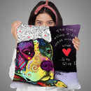 Affection Christmas Throw Pillow By Dean Russo