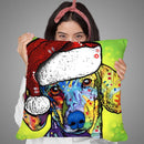 Dachshund Christmas Throw Pillow By Dean Russo