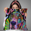 Love You Basset Throw Pillow By Dean Russo