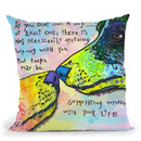 Of Life And Dog Throw Pillow By Dean Russo
