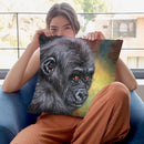 Baby Gorilla I Throw Pillow By David Stribbling